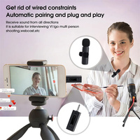 K35 Lavalier Revers Microphone 3.5mm Microphone à condensateur omnidirectionnel pour haut-parleur de caméra Smartphone, micro d'enregistrement pour Youtube