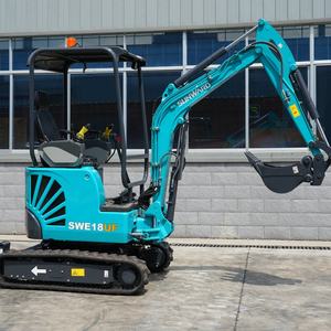 La nouvelle SWE18UF équipée des mini pelles sur chenilles SWE18 de haute qualité à moteur Yanmar Kubota est en vente - Product Image 4