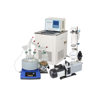Distillateur à chemin court fractionnel sous vide de laboratoire 2L 5L 10L 20L pour l'extraction – Kits de distillation à chemin court en verre