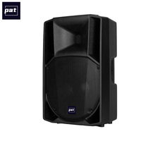 Enceinte active PA 15 pouces 650W, portable, en plastique, avec Bluetooth, système audio DJ, haut-parleur XLR pour événements en extérieur