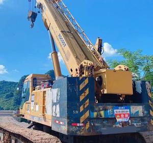 <span class=keywords><strong>Grue</strong></span> <span class=keywords><strong>sur</strong></span> chenilles polyvalente 55t XGC55T 57m pour travaux de terrassement, idéale pour les projets de centrales électriques - Product Image 3