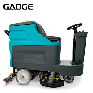 Nettoyeur de sols électrique manuel autoporté à double brosse Gaoge Industrial Cleaning, nouveau modèle de polisseuse, 6450 m²/h, 860 mm - Product Image 2