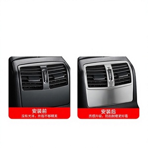 สำหรับเมอร์เซเดส-เบนซ์ ซีแอลเอสแผงหน้าปัดฝาครอบช่องระบายอากาศสแตนเลสเครื่องปรับอากาศด้านหลัง 2012-2017 - Product Image 5