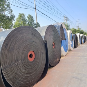 Yüksek Çekme Dayanımına Sahip Ağır Hizmet Tipi EP100-EP1000 Konveyör Lastik Bandı, Uzun Mesafe Arazi Madencilik Taşımacılığı İçin - Product Image 5