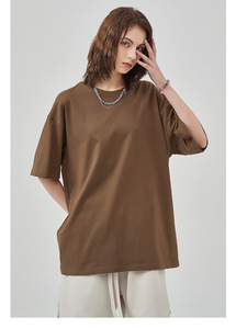 Tùy Chỉnh In Trọng Lượng Nặng Hữu Cơ 230gsm 100% Cotton T-Shirt Drop Vai Quá Khổ Của Nam Giới Xl/XS Kích Thước Với Logo Mô Hình - Product Image 2