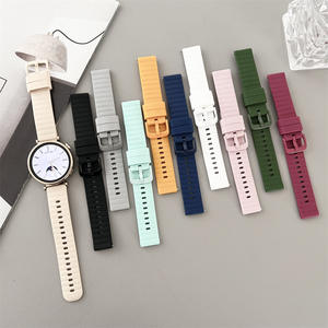 Cinturino in Silicone con Charm 18 20 22mm, Fibbia a Perno, Motivo Ondulato per Smartwatch <span class=keywords><strong>Samsung</strong></span> - Product Image 1