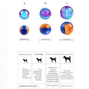 Balle en caoutchouc de haute qualité qui couine, jouet à mâcher anti-ennui pour chiens et chiots – Durable, résistant aux morsures, idéal pour les Corgis et les chiens Teddy - Product Image 5