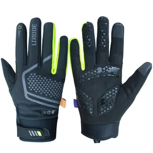 New Men Women Windproof Waterproof Gel Padded Bicycle Bike Riding Gloves Best Thermal Cycling Gloves For Cold Weather Winter