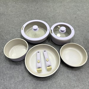 Ensemble de pots antiadhésifs moulés sous pression avec induction pour le <span class=keywords><strong>camping</strong></span> en plein air - Product Image 3