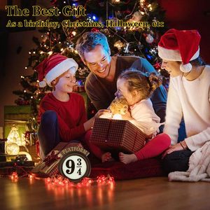 <span class=keywords><strong>Harry</strong></span> Night <span class=keywords><strong>Potter</strong></span> figura de luz 9 3/4 LED lámparas de pared mágicas plataforma Hogwarts lámpara 3D Harries habitación decoración chico cumpleaños regalo de Navidad - Product Image 3