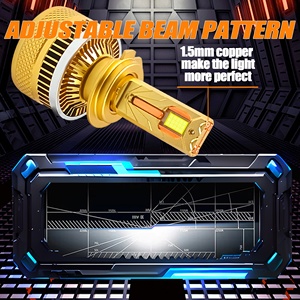 נורות לד לרכב Chenlang איכותיות 420W 40000LM שישה צינורות נחושת סופר בהירות H3 H4 H11 H1 H13 9005 9006 קנבס H7 פנסי חזית - Product Image 4