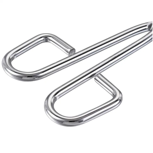 Equipamento de laboratório de química Ferramentas de laboratório Laboratório <span class=keywords><strong>Beaker</strong></span> <span class=keywords><strong>Tongs</strong></span> Prongs Aço inoxidável 11,81 polegadas Abre 180 mm Largura Azul - Product Image 4