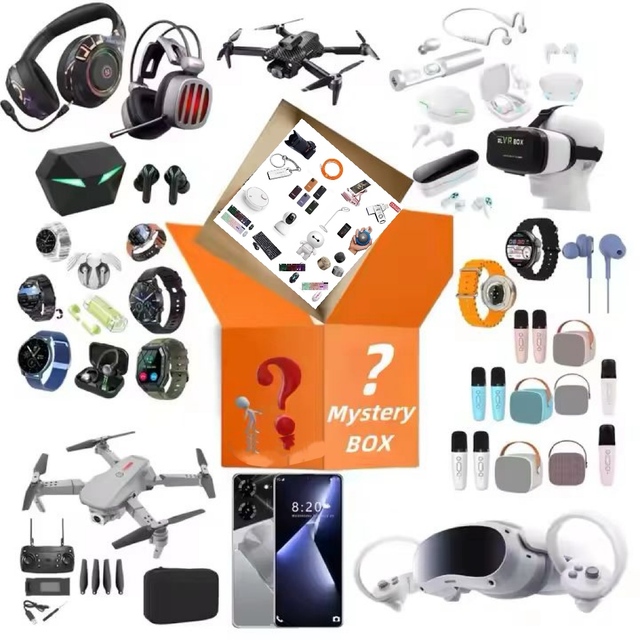 Factory Sells Random Electronic Product Gift Boxes Electronics Mystery Box Mystery Box Toys in Containers.