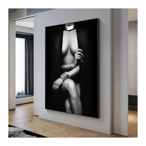 Moderne nordique <span class=keywords><strong>noir</strong></span> <span class=keywords><strong>blanc</strong></span> Sexy fille corps peinture à l'huile Art déco Style <span class=keywords><strong>nu</strong></span> décoratif affiche pour hôtel chambre décoration - Product Image 5