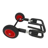 Aluminium pliable 2 planches Transport Stand up Paddle Board Trolley Carrier SUP Cart OEM Silver Anodisé