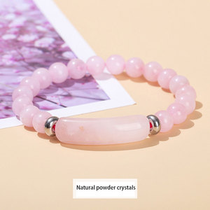Bracelet en perles <span class=keywords><strong>de</strong></span> cristal <span class=keywords><strong>rose</strong></span> en gros, design original œil <span class=keywords><strong>de</strong></span> <span class=keywords><strong>tigre</strong></span>, tendance, idéal pour un cadeau <span class=keywords><strong>de</strong></span> mariage ou une fête - Product Image 4