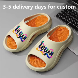 Sandali con cuscino <span class=keywords><strong>da</strong></span> <span class=keywords><strong>esterno</strong></span> per donna scarpe Casual estive <span class=keywords><strong>da</strong></span> spiaggia ciabatte con Logo personalizzato <span class=keywords><strong>da</strong></span> donna ciabatte infradito - Product Image 2