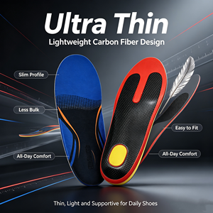 Solette Ortopediche in Fibra di Carbonio all'Ingrosso con Supporto Rigido per Arco Plantare, Adatte per Scarpe Antinfortunistiche Industriali e Calzature Sportive - Product Image 3