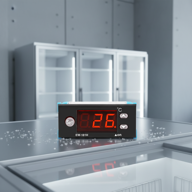 Refrigerator Temperature Controller EW-181H Digital Display Plastic OEM ODM CE Certified 1 Year Warranty -45~110 Accuracy