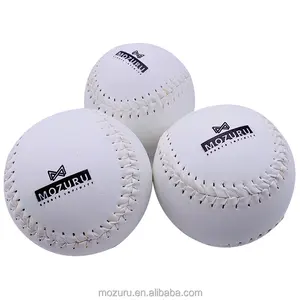 Custom PVC PU Leather Softball Match Softball With Custom Logo Practice Softball Balls