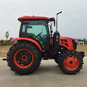 New Mini 90HP 120hp140hp 160hp nông nghiệp DIESEL máy kéo nông nghiệp 4x4 4WD động cơ màu Đỏ máy kéo - Product Image 5