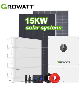 ระบบไฮบริดโซลาร์เซลล์ 10KW-30KW - แผงโซลาร์เซลล์ LONGI/JINKO/TRINA เป็นตัวเลือกเสริม + เครื่องแปลงไฟฟ้า Deye/Growatt + แบตเตอรี่ลิเธียม Dyness สำหรับบ้าน รุ่น WS-10K-HY - Product Image 2