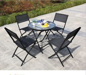 <strong>Cheap</strong> Folding Chairs and square <strong>Table</strong> Garden Set Garden Leisure Furniture 2/4/6 Seater Outdoor Chairs and Glass <strong>Tables</strong> - Product Image 3