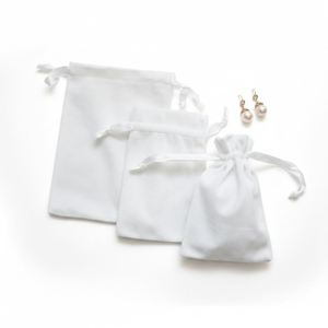 Custom Logo Printed Super Soft Velvet Pouch for Jewelry Customized Drawstring Velvet <b>Dust</b> Gift Cosmetic Packaging <b>Bag</b> - Product Image 1