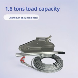 Polipasto de Cadena Manual con Cable de Acero 1.6t, Equipo Portátil para Exteriores, Tensor, Soporte de Rescate para Movimiento de Vehículos, Personalizable - Product Image 3