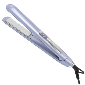 Bidisco Ceramic Ionic Hair Straightener Flat Iron Touch Screen Flat Iron Titanium