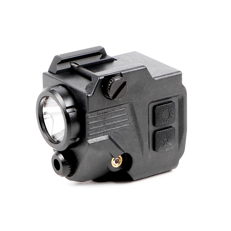 Тактический зеленый лазерный перезаряжаемый светодиодный фонарик со встроенным аккумулятором и 260 люмен TACBAND