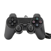 Control Inalámbrico para PS2/PC con Motor de Vibración, Botón Turbo y Giroscopio de Seis Ejes