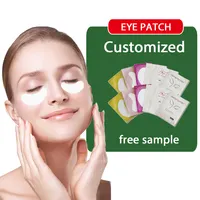 Hersteller Einweg-Augenklappe Augen gel pflaster für Wimpern verlängerung Hydro gel Augenklappe