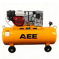 Industrial Portable Compresor De Aire 50 100 Litros Gasoline Engine ITALY TYPE 2065 Pump diesel air Compressor Machine