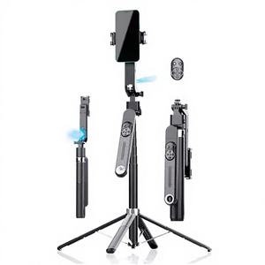 Q515TK 1.8M Palo Selfie Inteligente de Aluminio con IA para Teléfonos Móviles, Seguimiento Facial Automático, Luz de Flash, Rotación 360°, Función Plegable, WIFI Live - Product Image 3