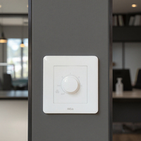 Interruptor de pared MGA de alta calidad y estándar, moderno y sencillo, de 300W y 5 velocidades.