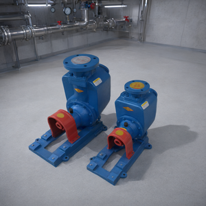 Pompe de circulation d'huile chaude refroidie par air en fonte isolée thermiquement pour système d'huile thermique de chaudière - Product Image 2