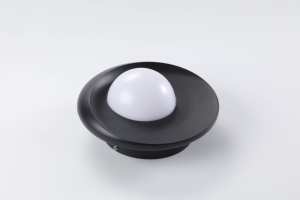 Lámpara de pared LED de lujo, sencilla y de alta gama, color negro, para hotel y villa. - Product Image 2