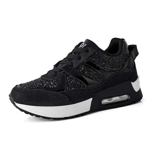 Meilleures ventes <span class=keywords><strong>de</strong></span> nouvelles chaussures <span class=keywords><strong>de</strong></span> sport décontractées à paillettes pour femmes avec semelles augmentant la hauteur-Tailles 35-40 - Product Image 1