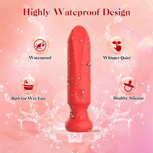Vibrateur Bullet pour femmes, mini rouge à lèvres, 10 modes, stimulateur clitoridien et du point G, étanche IPX7, rechargeable par USB magnétique - Product Image 5