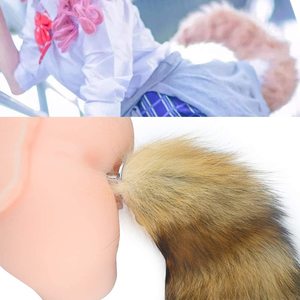 Plug Anal de Metal con Cola de Zorro Accesorios Eróticos Dildo de Peluche Acero Juegos para Adultos Juguetes Sexuales para Mujer Parejas - Product Image 5