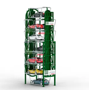 Sistema de estacionamento automático para carros SUVs, sistema de estacionamento giratório vertical personalizado, equipamento de estacionamento inteligente para carros 16