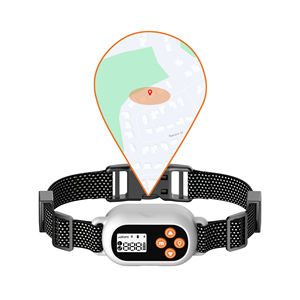 Système de confinement GPS pour animaux de compagnie Collier antichoc rechargeable étanche IPX7 Clôture électrique sans fil pour chiens de taille moyenne et grande - Product Image 1