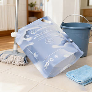 Custom 500ml-10L Impreso Hogar Grado Alimenticio Detergente Suavizante Plástico Aluminio Embalaje Stand up Caño Bolsa Bolsas - Product Image 3