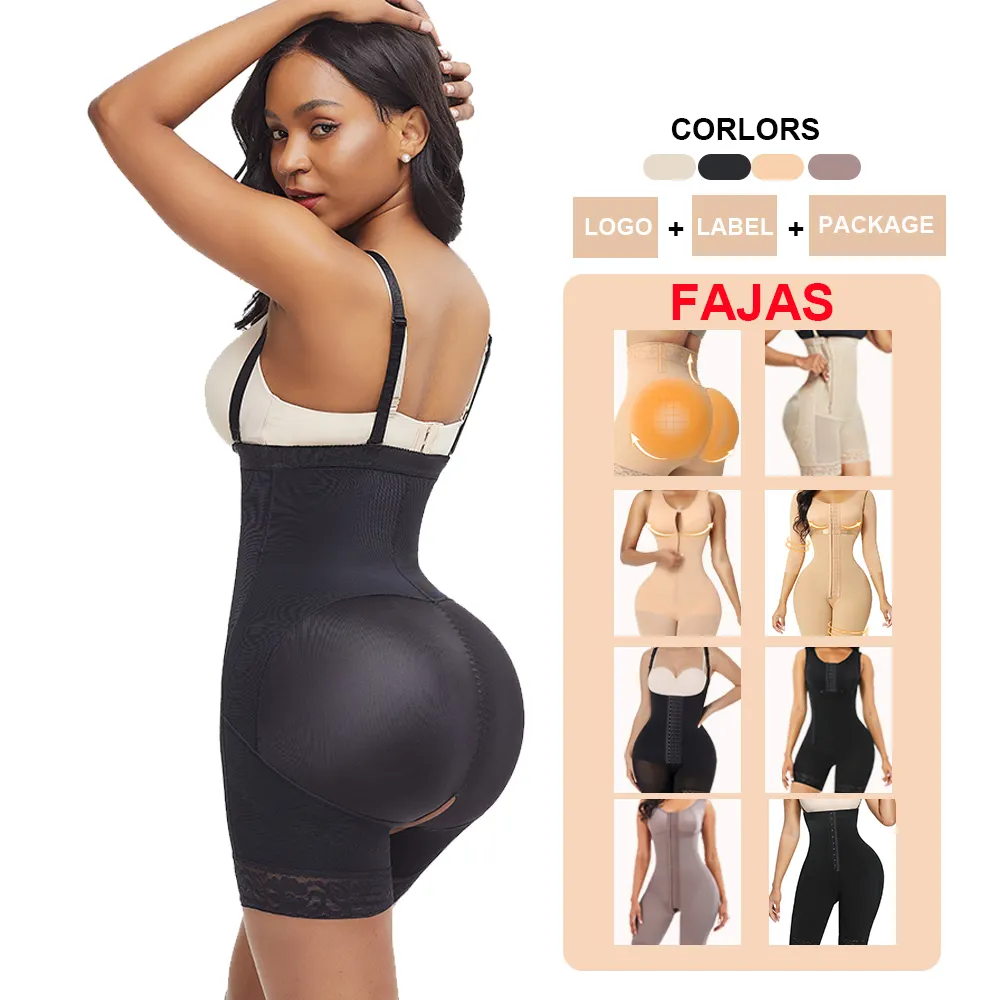 stage 2 3 postpartum HEXIN Fajas Reductoras Body Shaper Post Parto Surgery Slimming Butt Lifter shapewear for women bodysuit