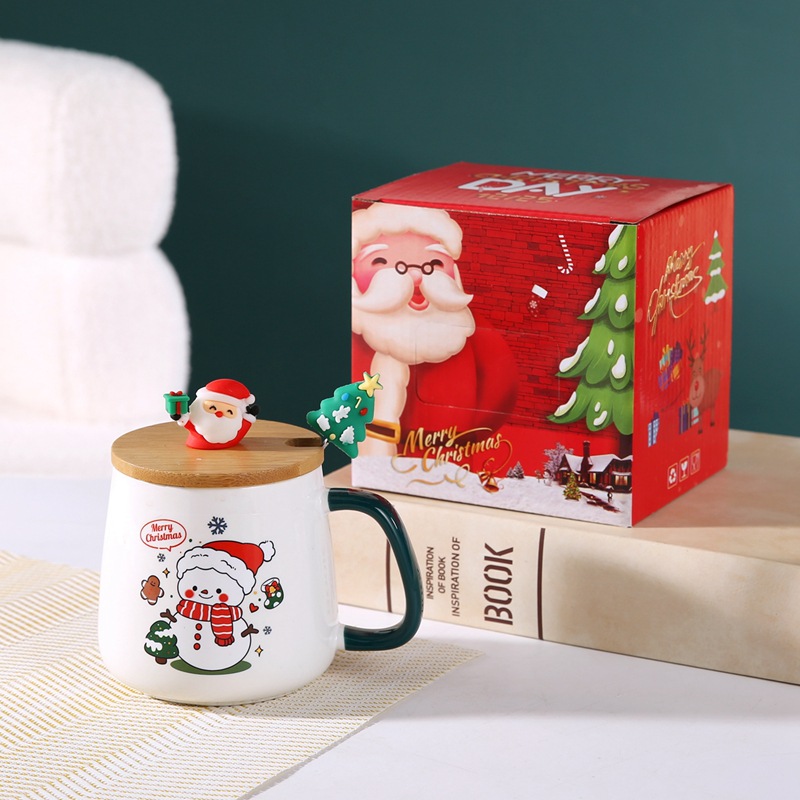 Couverture en bois bonhomme de neige de Noël