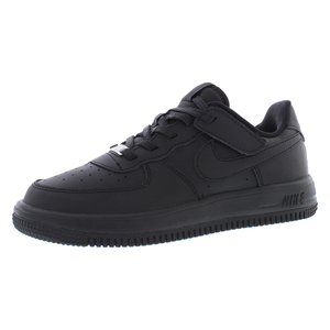 Nike รองเท้ากีฬาสำหรับเด็กผู้หญิง, รองเท้าผ้าใบลำลองสีดำ/ สีดำ/ สีดำ/100% - Product Image 5