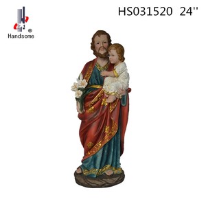 Católica St <span class=keywords><strong>Antonio</strong></span> antiguo hecho a mano <span class=keywords><strong>de</strong></span> resina decoración estatuas religiosas - Product Image 5