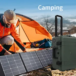 High Capacity 3000 watt power station solar generator power portable