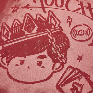 เสื้อเจอร์ซีย์ผ้าฝ้าย100% สำหรับผู้ชายเสื้อ220gsm โอเวอร์ไซส์ผ้าคอตตอนพิมพ์ดิจิตอล - Product Image 3